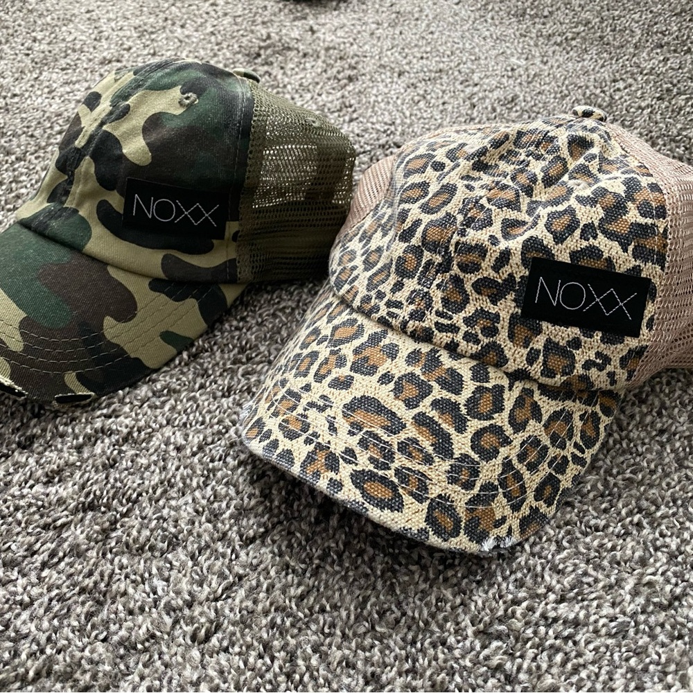 Women's Camouflage and Leopard Print Caps